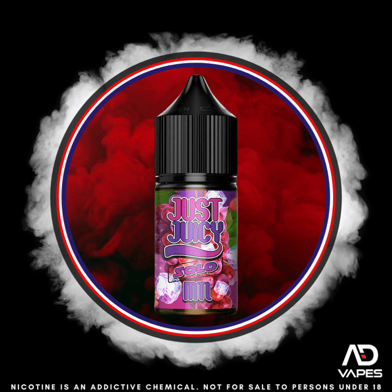 The Hidden Cloud Just Juicy Solo Purple Grape 12mg 30ml