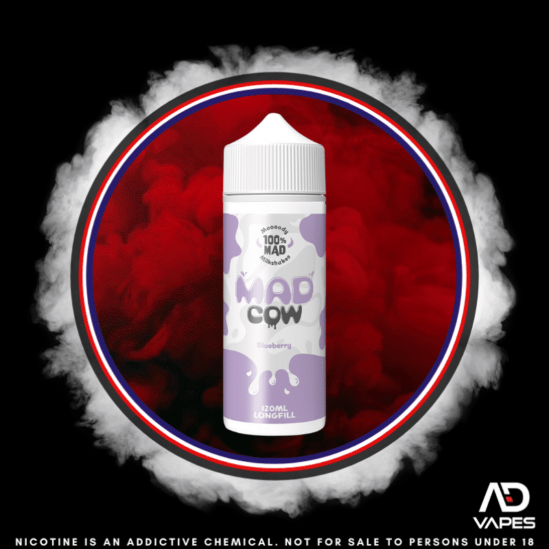 Madcow Blueberry Milkshake 120ml Flavour Shot