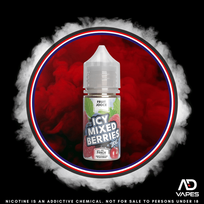 Freeze Vapes Icy Mixed Berries 30ml Flavour Shot Makes 60ml