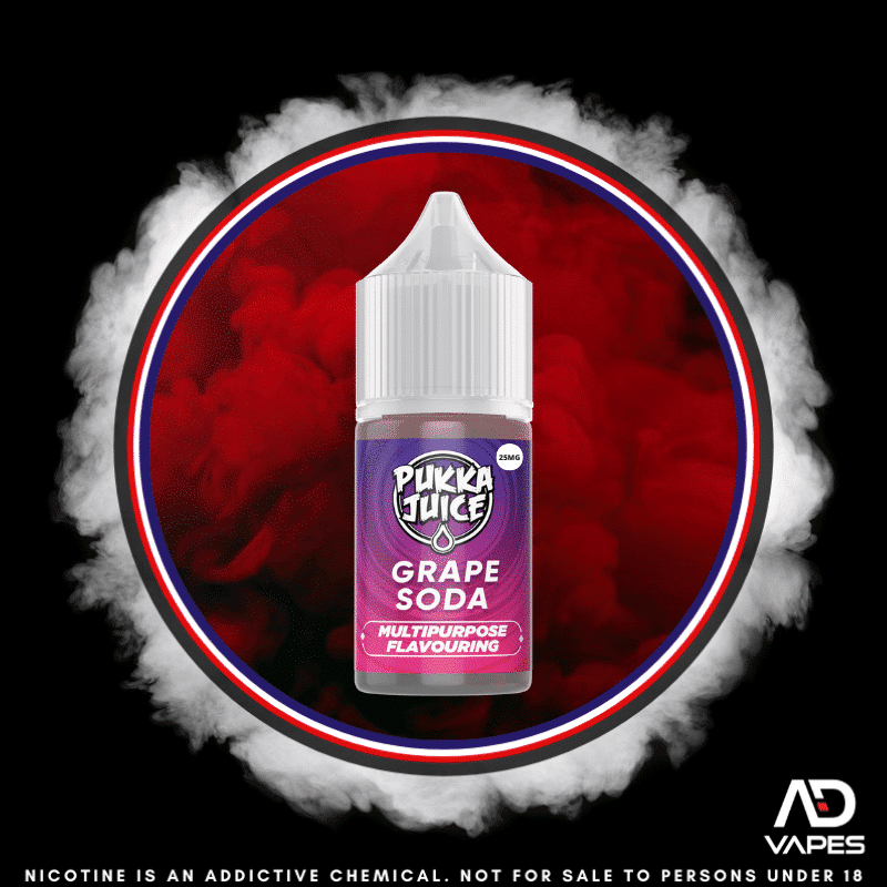 Pukka Juice Grape Soda 25mg 30ml Longfill Kit