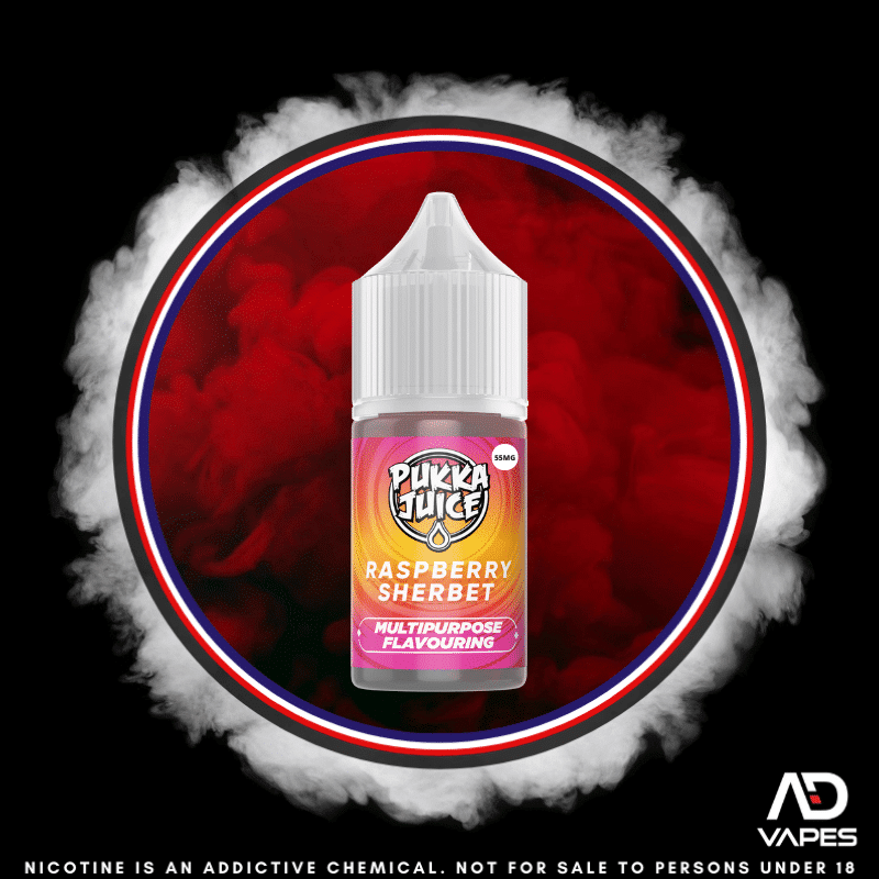 Pukka Juice Raspberry Sherbet 55mg 30ml Longfill Kit
