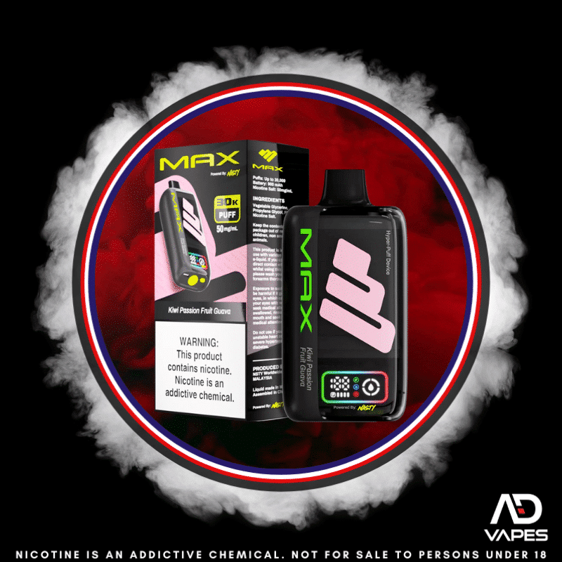NASTY MAX 30K 50mg Kiwi Passionfruit Guava