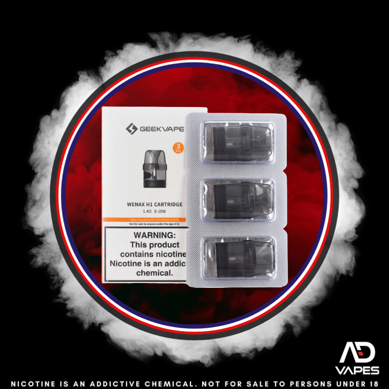 GeekVape Wenax H1 Cartridge 1.4 ohm 3 Pack
