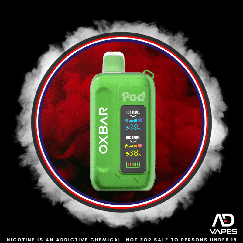 OXBAR Ice+Nic 35K Green Apple Burst