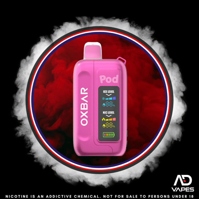 OXBAR Ice+Nic 35K Pink Strawberry Burst