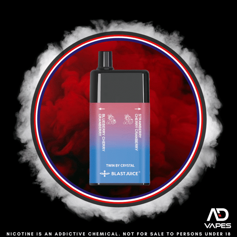 Blast Juice 9000 35mg Blueberry Cherry Cranberry & Strawberry Cherry Cranberry Dual Flavour