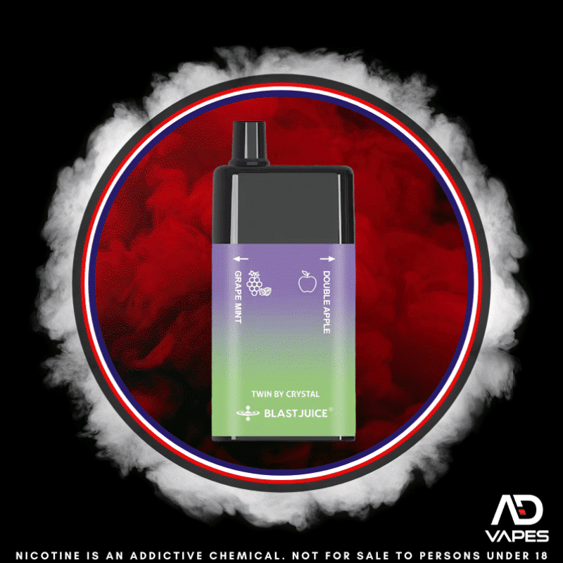 Blast Juice 9000 35mg Grape Mint & Double Apple Dual Flavour