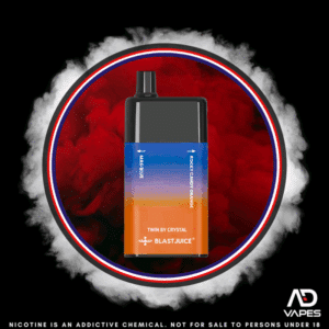 Blast Juice 9000 35mg Mad Blue & Rocky Candy Orange Dual Flavour