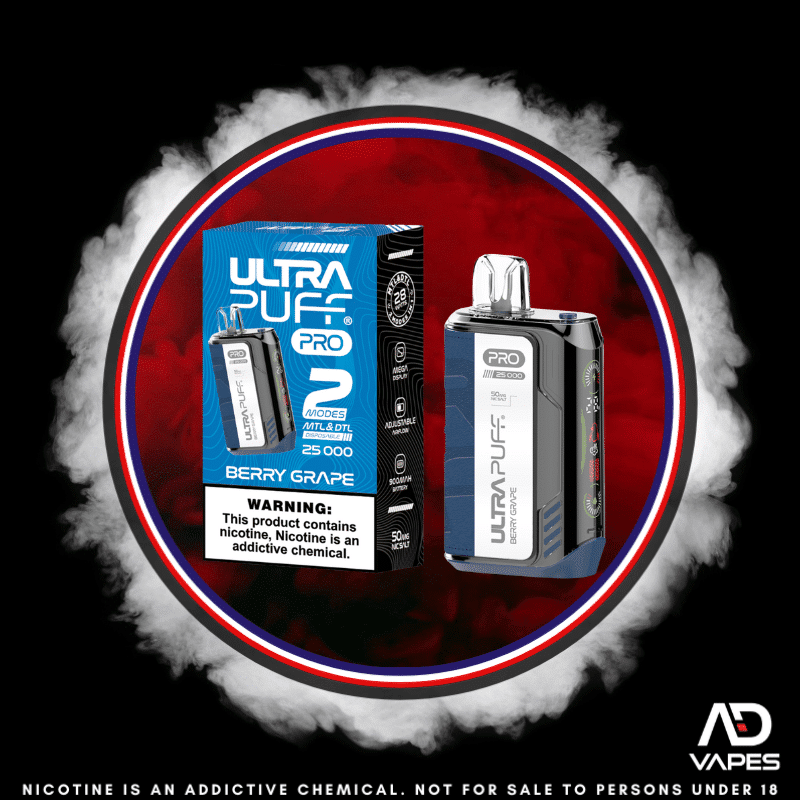 Ultra Puff Pro 25K 50mg Berry Grape