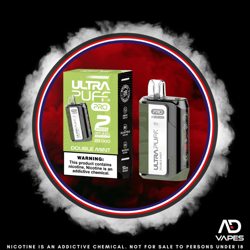 Ultra Puff Pro 25K 50mg Double Mint