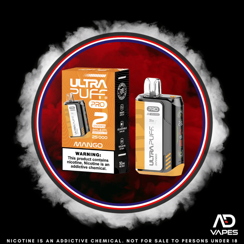 Ultra Puff Pro 25K 50mg Mango