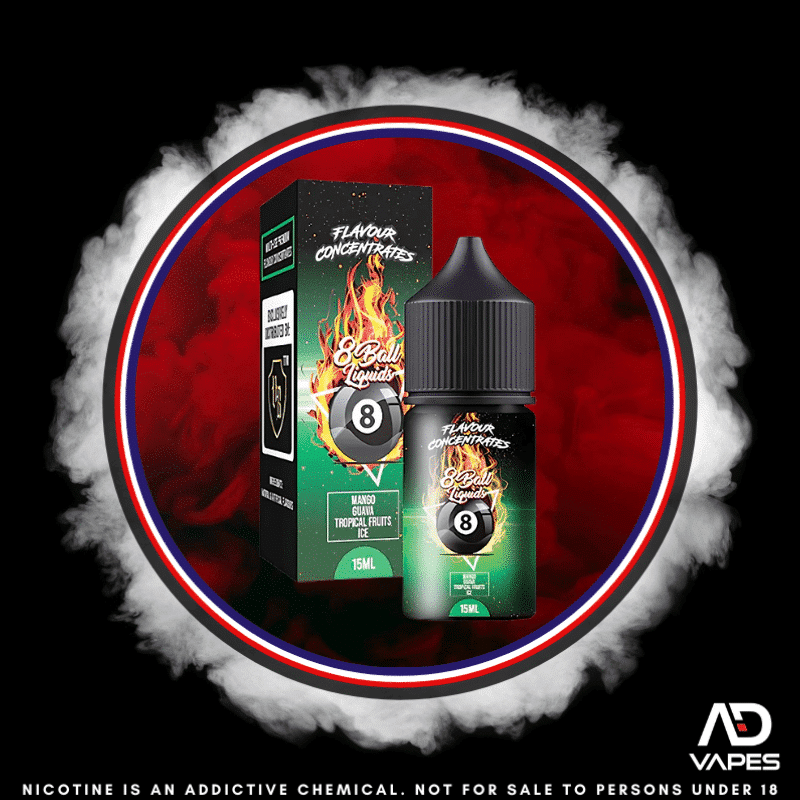 Vape Republic 8Ball Mango Guava Tropical Fruits Ice 30ml Flavour Shot