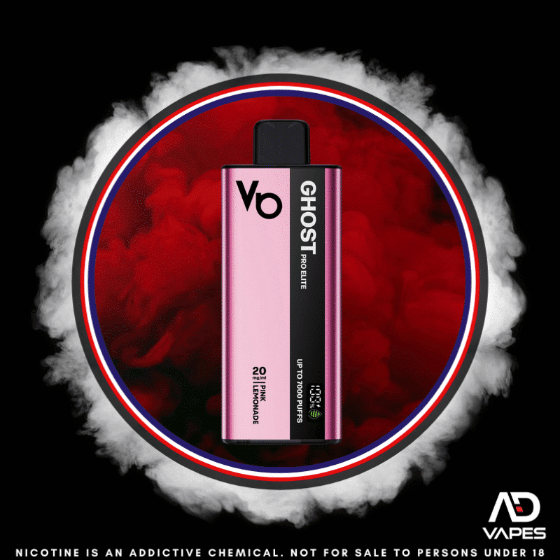 Vapes Bars Ghost Pro Elite 7000 20mg Pink Lemonade