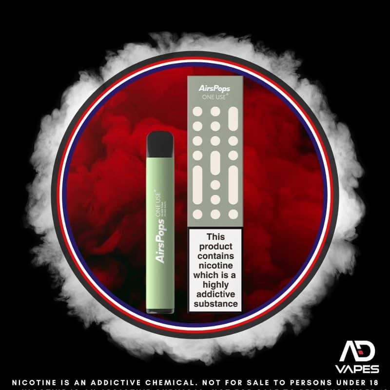 Airscream Airspops 36mg Silver Toba
