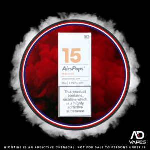 Airscream AirsPops 313 19mg Peach Ice 30ml Half Strength