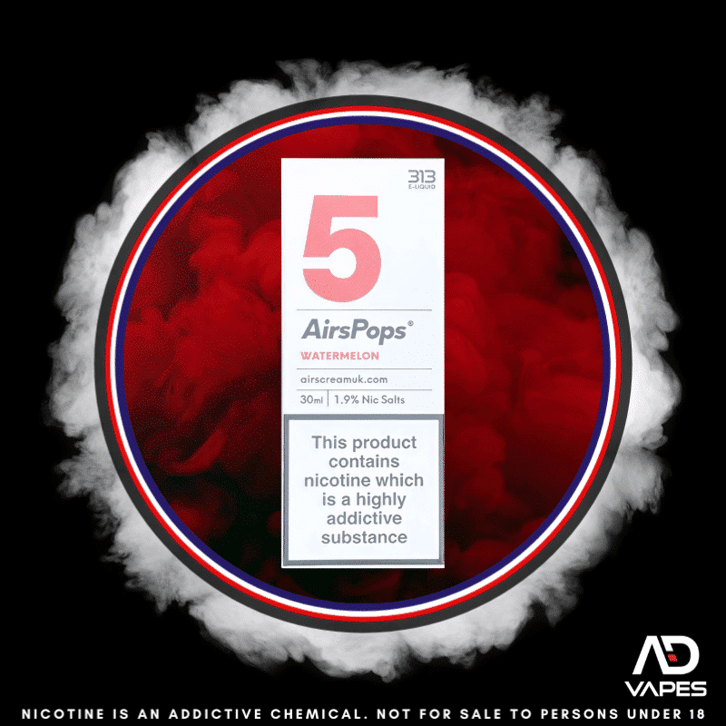 Airscream AirsPops 313 19mg Ice Watermelon 30ml Half Strength