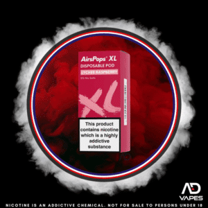 Airscream AirsPops XL Replacement Pod 50mg Lychee Raspberry
