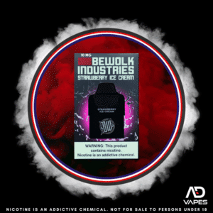 Bewolk Industries Replacement Pod 6000 Strawberry Ice Cream 10mg