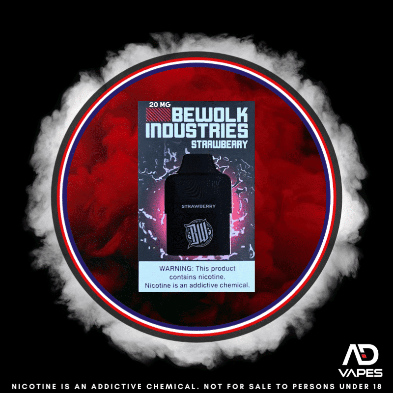 Bewolk Industries Replacement Pod 6000 Strawberry 20mg