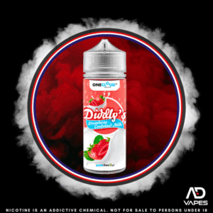 OneCloud Diddly's Strawberry Condensed Milk 120ml Flavour Shot