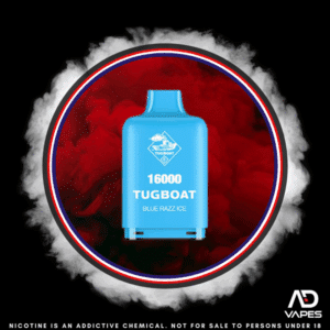 Tugboat Super Replacement Pod 16K 50mg Blue Razz Ice
