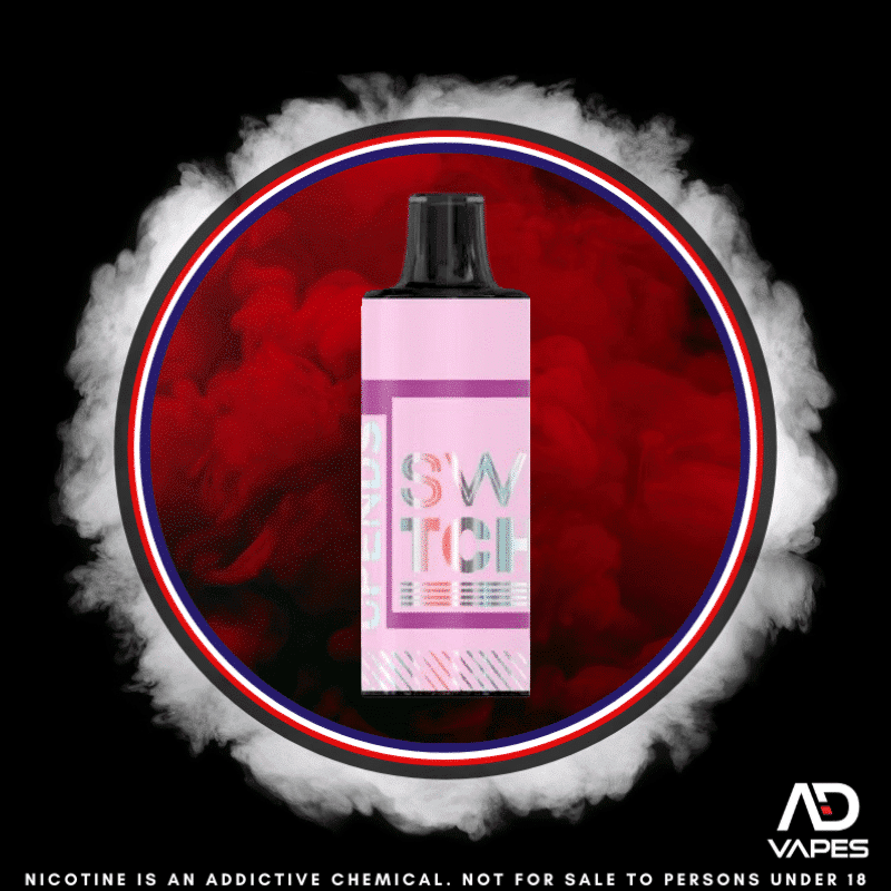Upends Switch Replacement Pod 4500 50mg Strawberry Raspberry Cherry