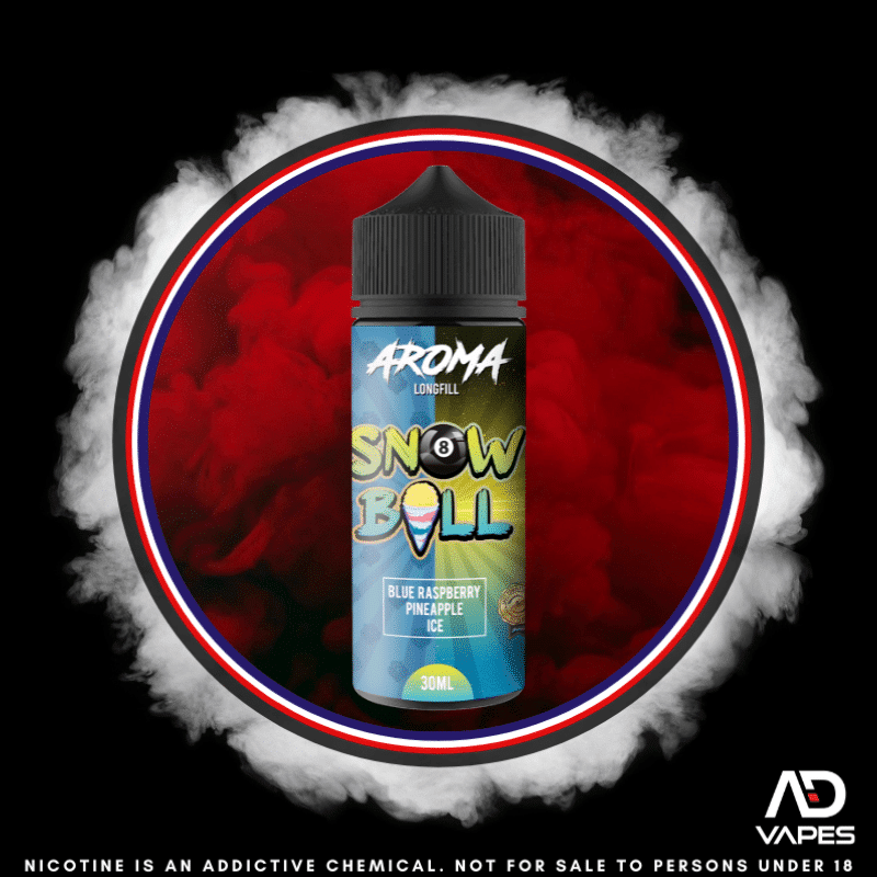Vape Republic Snow Ball Blue Raspberry Pineapple 120ml Flavour Shot