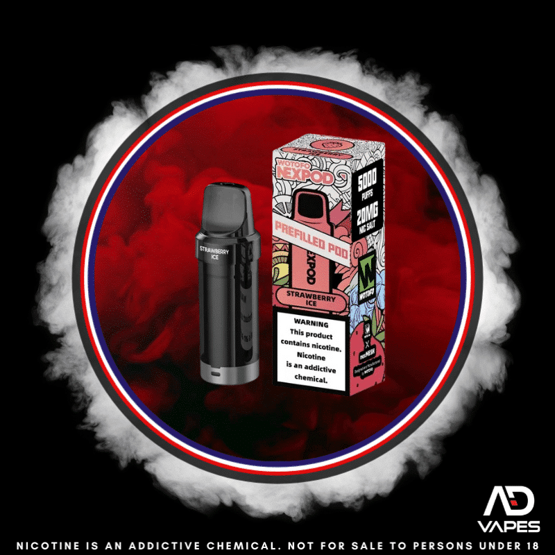 Wotofo Nexpod Replacement Pod 5000 20mg Strawberry Ice
