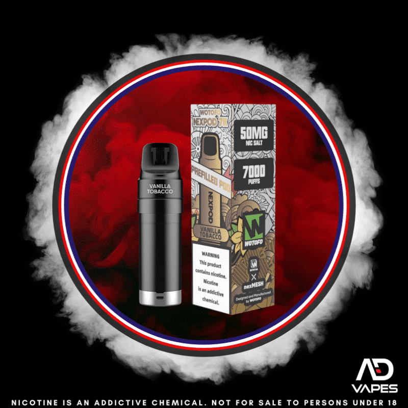 Wotofo Nexpod Replacement Pod 7000 50mg Vanilla Tobacco