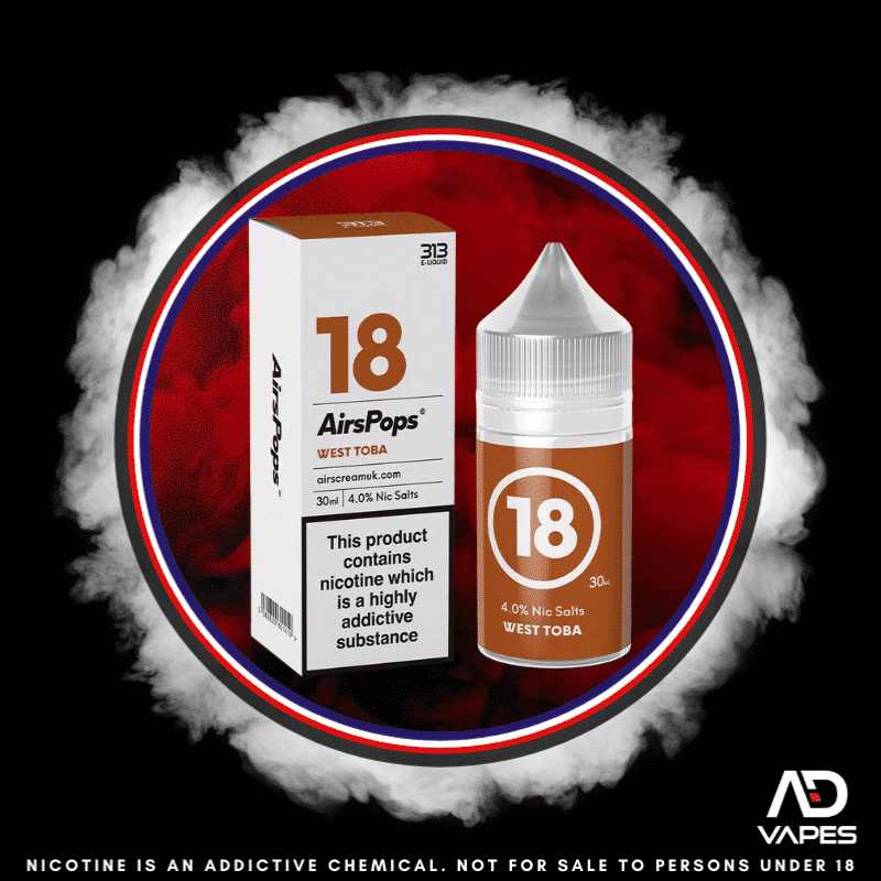 Airscream AirsPops 313 West Toba 40mg 30ml