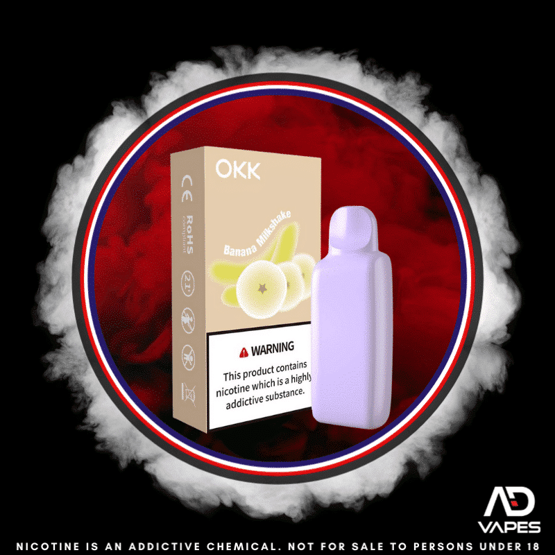 OKK Cross Replacement Pod 5000 35mg Banana Milkshake