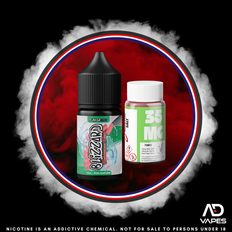 Blizzard Bubblegum Blast 35mg 30ml Longfill Kit