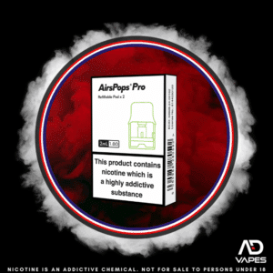 Airscream Airspops Pro Refillable Pods 1.0 Built In Coil 2 Pack
