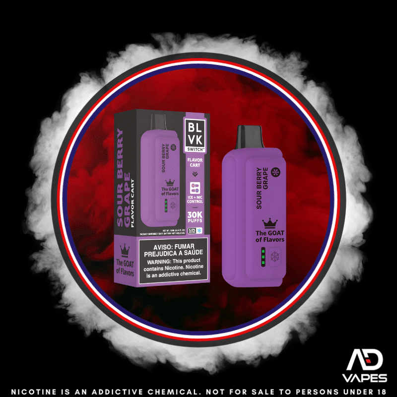 BLVK Switch 30K 50mg Pod Sour Berry Grape No Battery