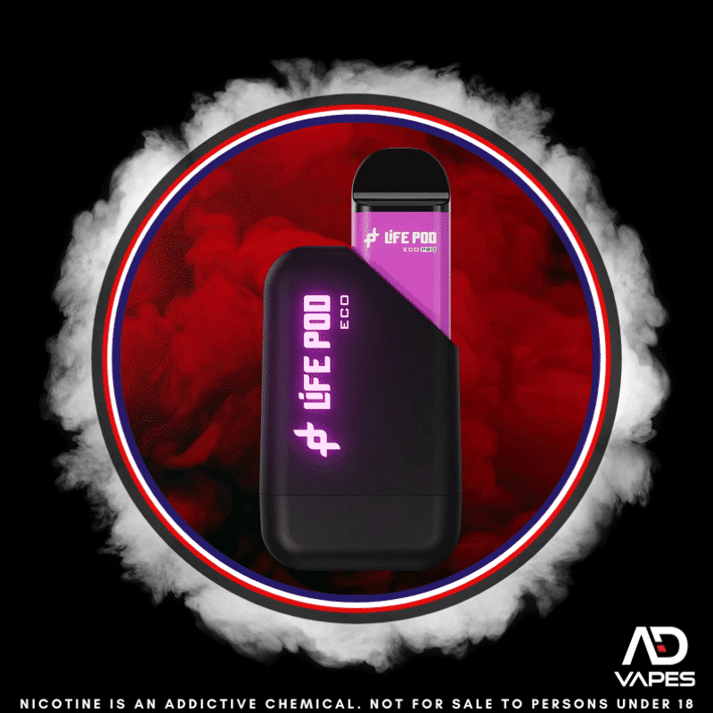 Life Pod Eco 1 Kit 8000 50mg Grape Ice Pod + Battery
