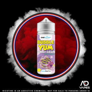 OneCloud Bubble Yum Gummy Grape Ice 120ml Flavour Shot