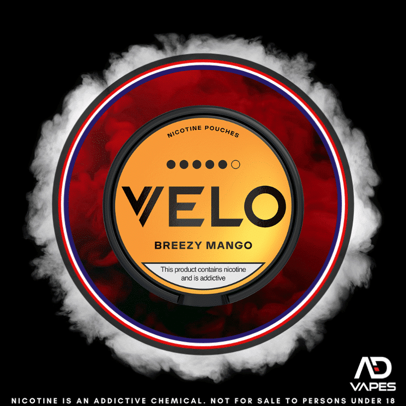 Velo Nicotine Pouches 14mg Breezy Mango 20 Pack