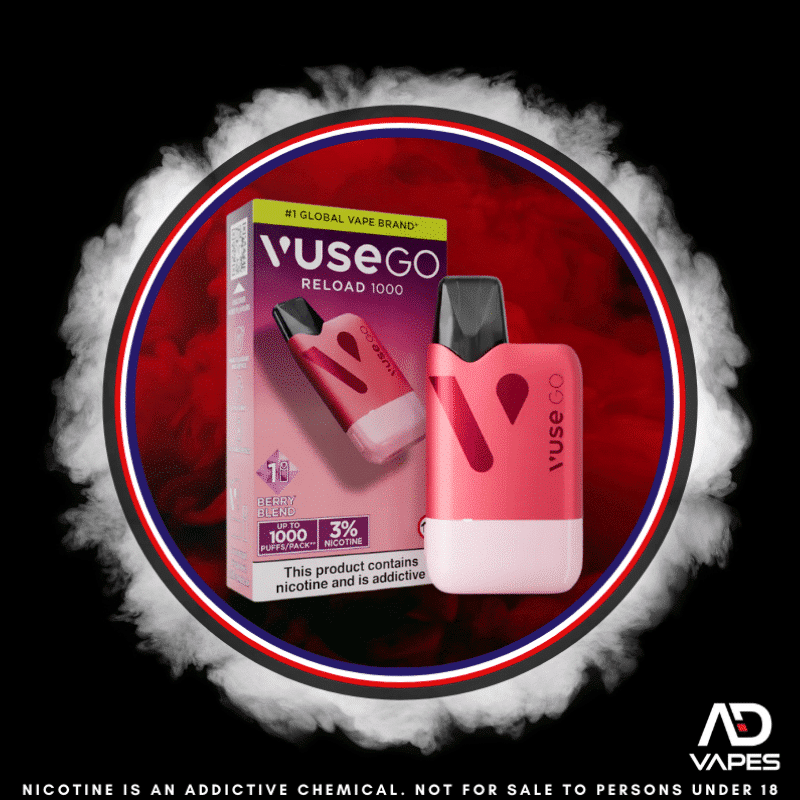 Vuse Go Reload Pod Kit Red + 10k 30mg Berry Blend Pod