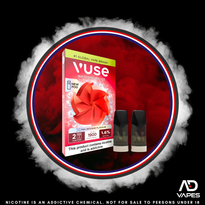 Vuse ePod Replacement Pod 1900 16mg Watermelon Ice 2 Pack