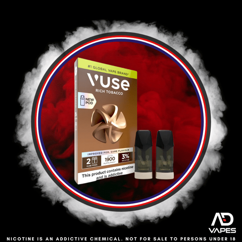 Vuse ePod Replacement Pod 1900 30mg Rich Tobacco 2 Pack