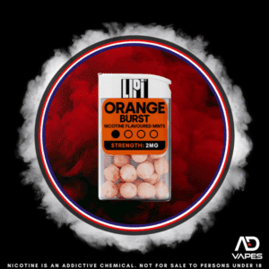 E-Xhale Lipi Nicotine Mints 2mg Orange Burst 30 Pack