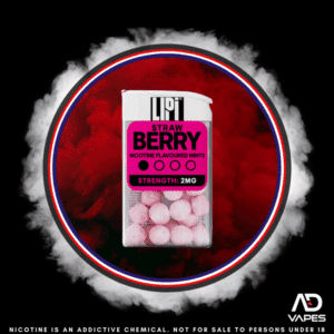 E-Xhale Lipi Nicotine Mints 2mg Strawberry 30 Pack