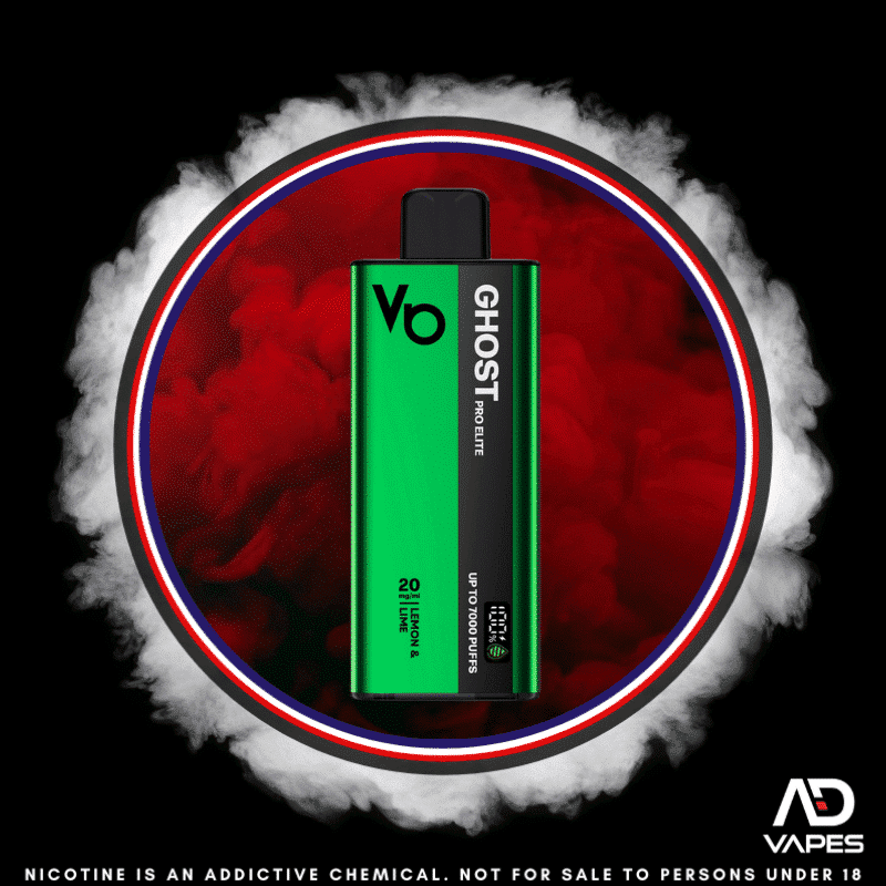 Vapes Bars Ghost Pro Elite 7000 20mg Lemon & Lime