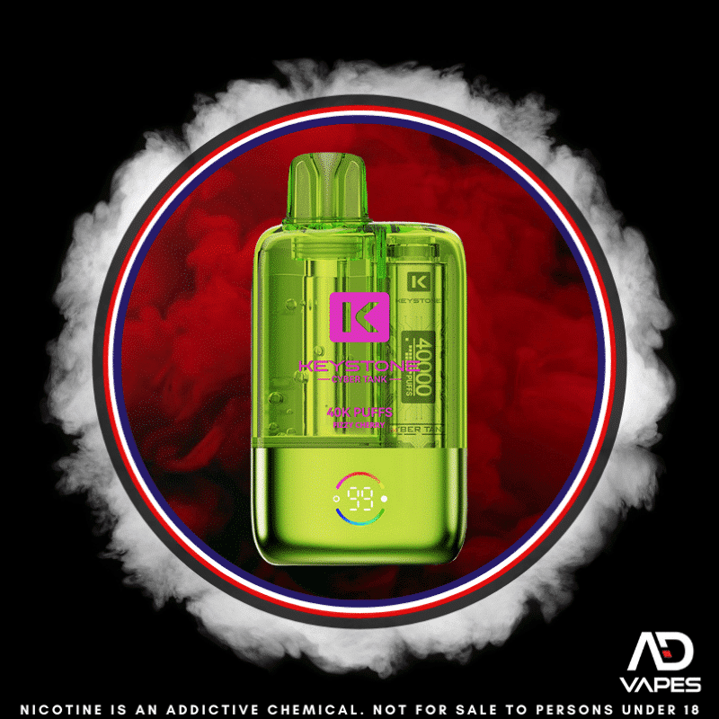 Keystone Geek Cyber Tank 40K 50mg Fizzy Cherry