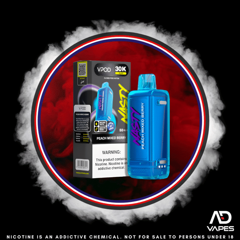 Nasty Versa 30K 50mg Pod Peach Mixed Berry No Battery