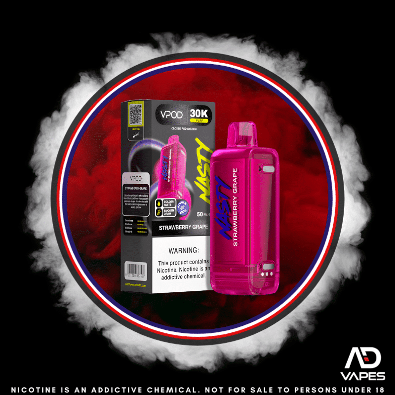 Nasty Versa 30K 50mg Pod Strawberry Grape No Battery
