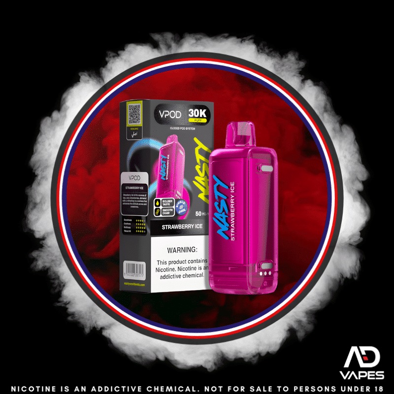 Nasty Versa 30K 50mg Pod Strawberry Ice No Battery