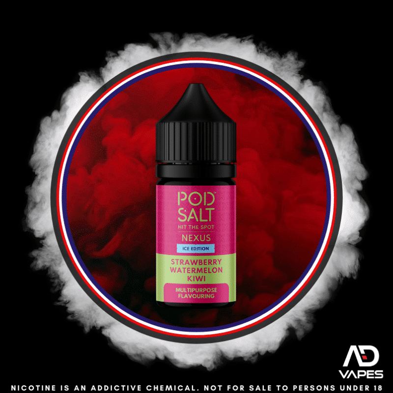 Pod Salt Nexus Ice Edition Strawberry Watermelon Kiwi 30ml Flavour Shot