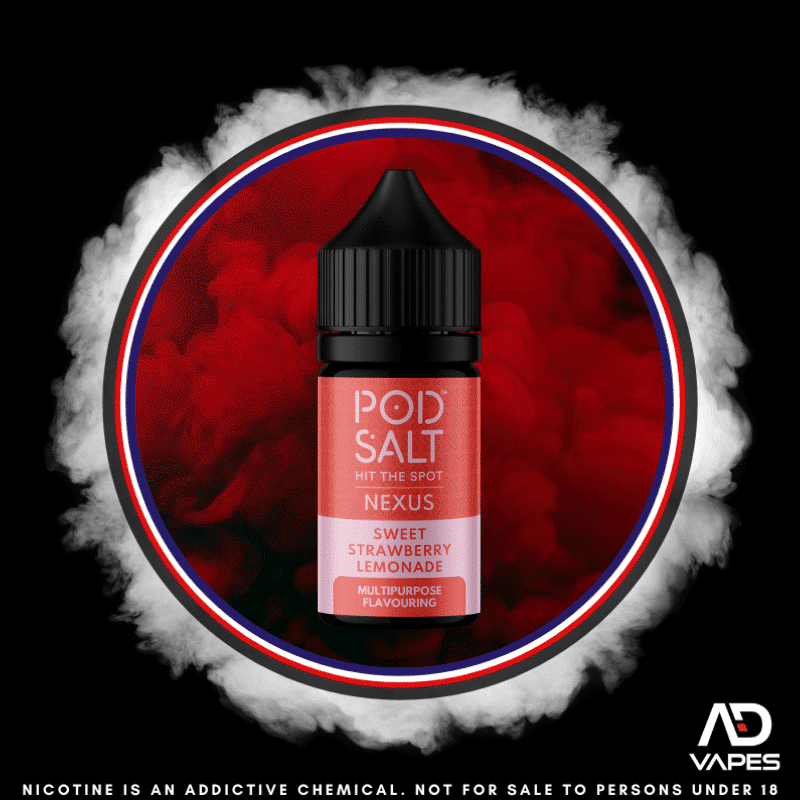 Pod Salt Nexus Sweet Strawberry Lemonade 30ml Flavour Shot