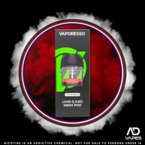 Vaporesso Luxe Q Replacement Pod 0.6 Mesh 4 Pack (LUXE Q DEVICE ONLY)